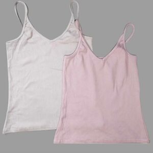 Revamped Tanks 95% cotton 5%‎ spandex size large EUC